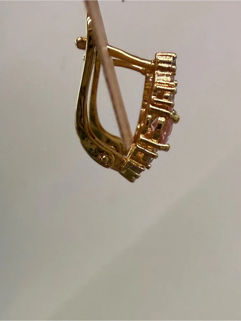 18k GP Pink Huggies